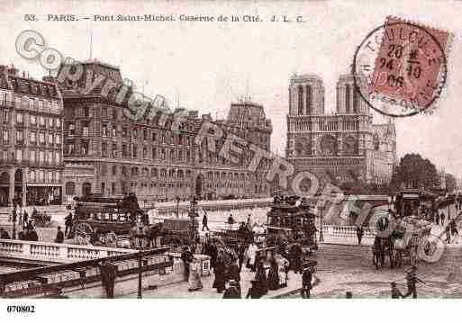 Ville de PARIS4, carte postale ancienne