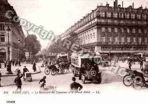 Ville de PARIS9, carte postale ancienne