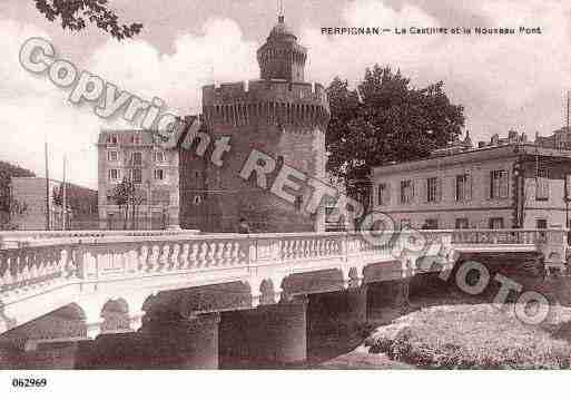 Ville de PERPIGNAN, carte postale ancienne