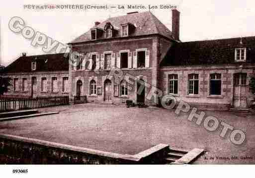 Ville de PEYRATLANONIERE, carte postale ancienne