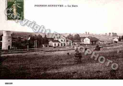 Ville de POINSONLESGRANCEY, carte postale ancienne Ville de POINSONLESGRANCEY, carte postale ancienne