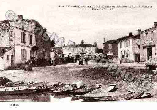 Ville de POIRESURVELLUIRE(LE), carte postale ancienne