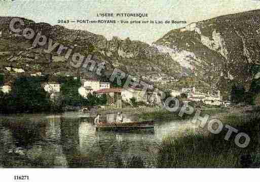 Ville de PONTENROYANS, carte postale ancienne