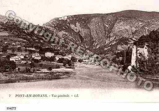 Ville de PONTENROYANS, carte postale ancienne