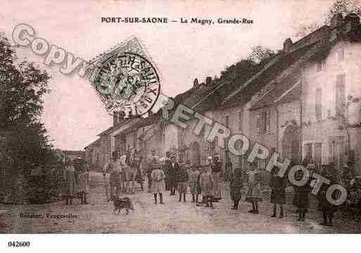 Ville de PORTSURSAONE, carte postale ancienne
