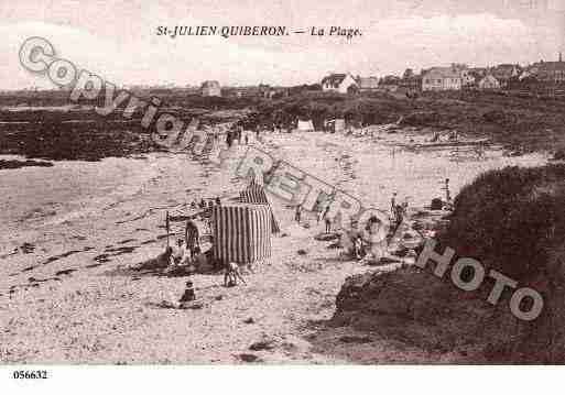 Ville de QUIBERON, carte postale ancienne