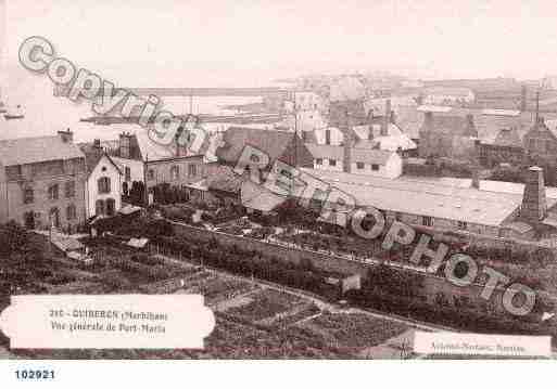 Ville de QUIBERON, carte postale ancienne Ville de QUIBERON, carte postale ancienne