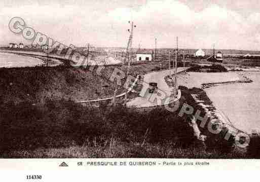 Ville de QUIBERON, carte postale ancienne Ville de QUIBERON, carte postale ancienne