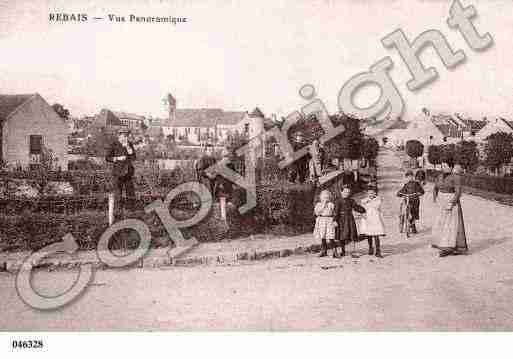 Ville de REBAIS, carte postale ancienne