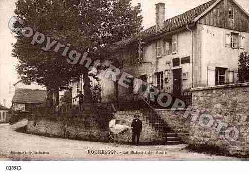 Ville de ROCHESSON, carte postale ancienne