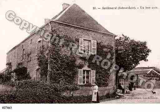 Ville de SAILLENARD, carte postale ancienne