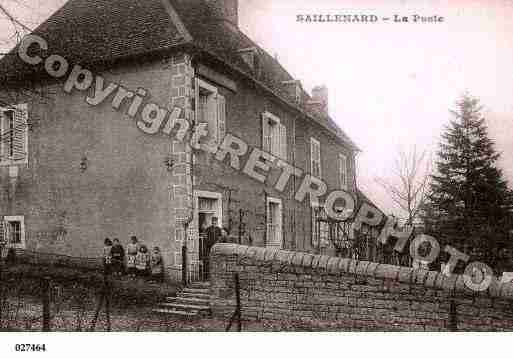 Ville de SAILLENARD, carte postale ancienne