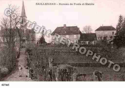 Ville de SAILLENARD, carte postale ancienne