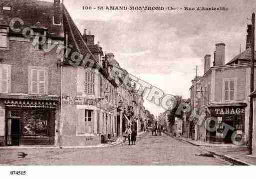 Ville de SAINTAMANDMONTROND, carte postale ancienne