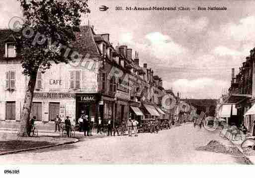 Ville de SAINTAMANDMONTROND, carte postale ancienne