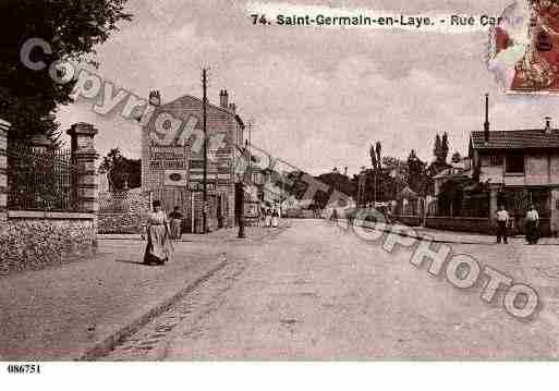 Ville de SAINTGERMAINENLAYE, carte postale ancienne