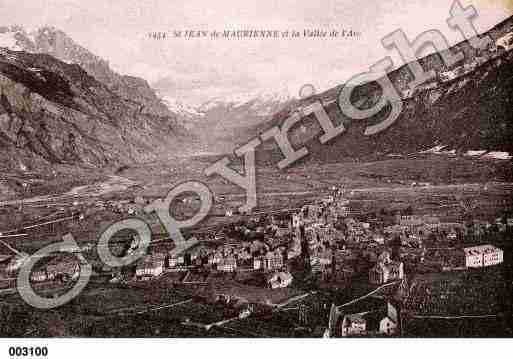 Ville de SAINTJEANDEMAURIENNE, carte postale ancienne