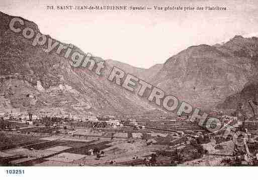 Ville de SAINTJEANDEMAURIENNE, carte postale ancienne