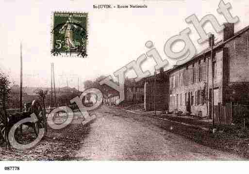 Ville de SAINTJUVIN, carte postale ancienne