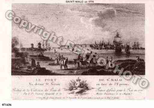 Ville de SAINTMALO, carte postale ancienne