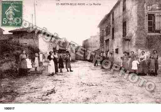 Ville de SAINTMARTINBELLEROCHE, carte postale ancienne