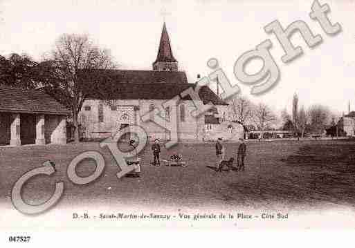 Ville de SAINTMARTINDESANZAY, carte postale ancienne