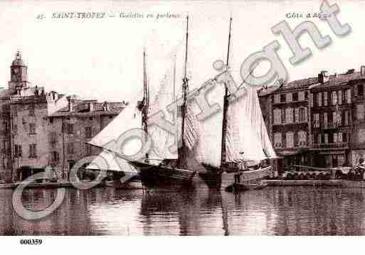 Ville de SAINTTROPEZ, carte postale ancienne