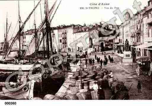 Ville de SAINTTROPEZ, carte postale ancienne