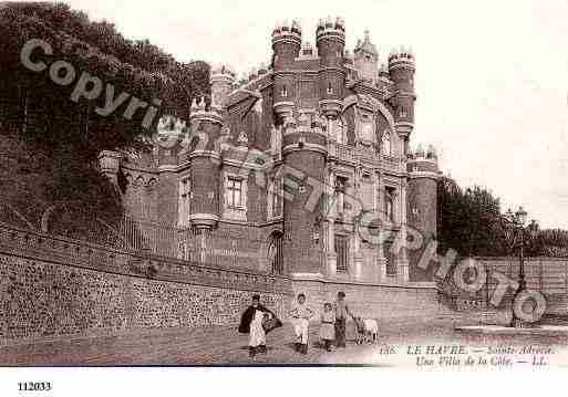 Ville de SAINTEADRESSE, carte postale ancienne