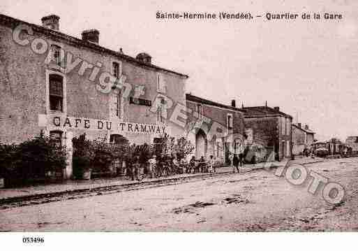 Ville de SAINTEHERMINE, carte postale ancienne