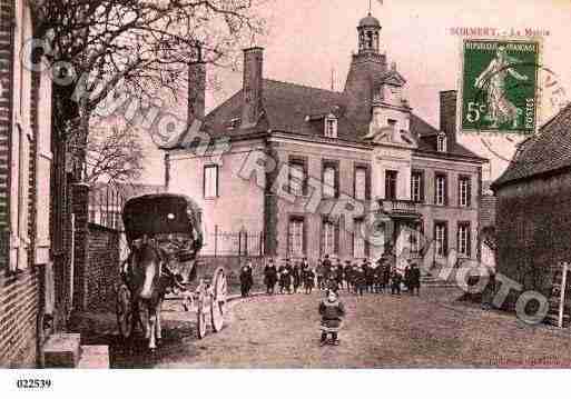 Ville de SORMERY, carte postale ancienne
