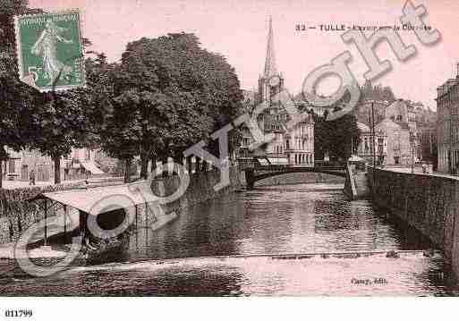 Ville de TULLE, carte postale ancienne