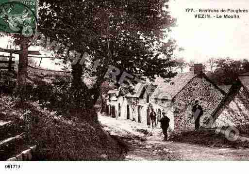 Ville de VEZINLECOQUET, carte postale ancienne