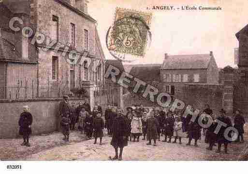 Ville de ANGELY, carte postale ancienne