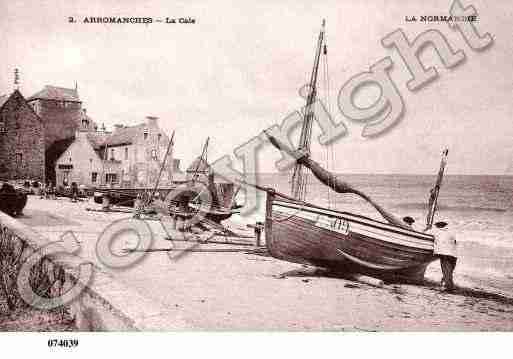 Ville de ARROMANCHESLESBAINS, carte postale ancienne