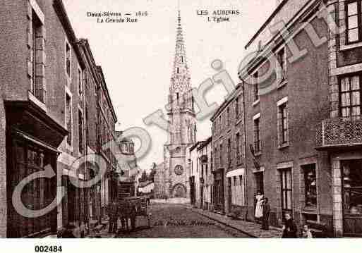 Ville de AUBIERS(LES), carte postale ancienne