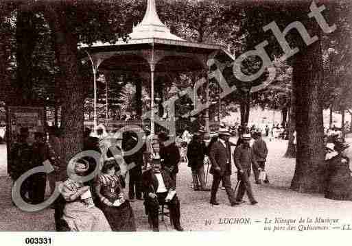 Ville de BAGNERESDELUCHON, carte postale ancienne