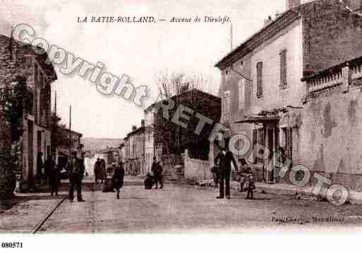 Ville de BATIEROLLAND(LA), carte postale ancienne