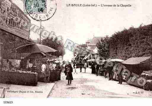 Ville de BAULE(LA), carte postale ancienne