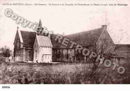 Ville de BAUXDEBRETEUIL(LES), carte postale ancienne