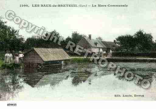 Ville de BAUXDEBRETEUIL(LES), carte postale ancienne