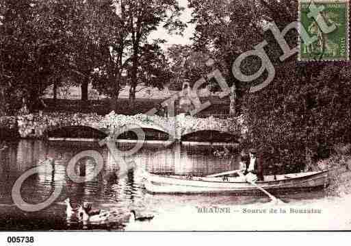 Ville de BEAUNE, carte postale ancienne