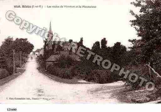 Ville de BEDEE, carte postale ancienne