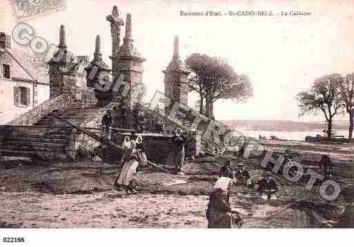 Ville de BELZ, carte postale ancienne