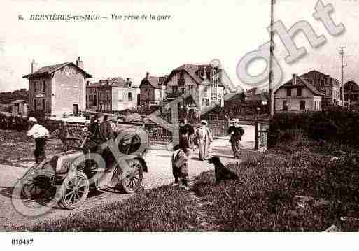 Ville de BERNIERESSURMER, carte postale ancienne