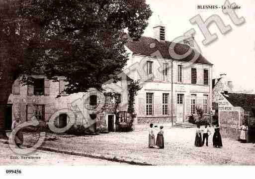 Ville de BLESMES, carte postale ancienne