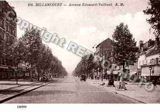 Ville de BOULOGNEBILLANCOURT, carte postale ancienne