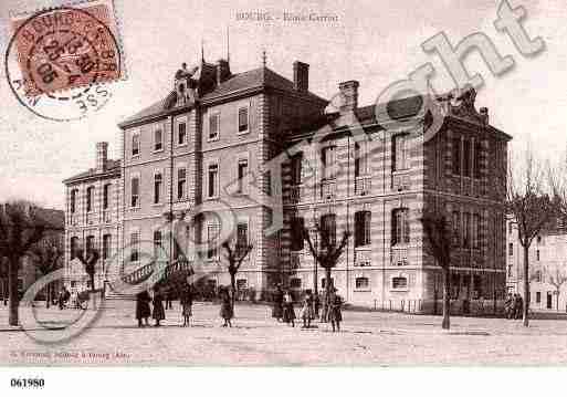 Ville de BOURGENBRESSE, carte postale ancienne