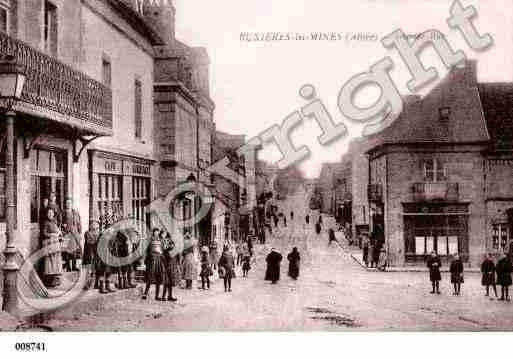 Ville de BUXIERESLESMINES, carte postale ancienne