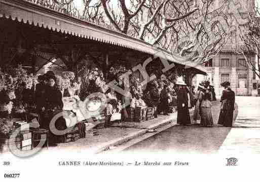 Ville de CANNES, carte postale ancienne